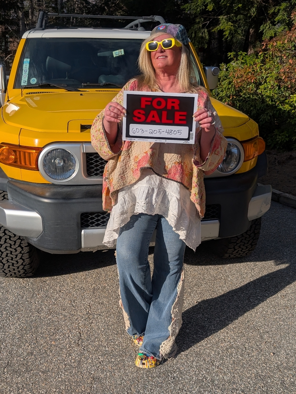 Sunflower Yellow FJ Cruiser"89,000 Miles❣️